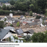 洪水完全摧毁了村庄Schuld 1