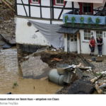 洪水完全摧毁了村庄Schuld 3