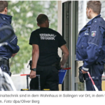 警方和法医在索林根的房子里发现了五名死去的孩子