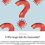 今年7月25日《明镜周刊》刊登《疫苗接种能为人们带来多久的免疫反应？》一文