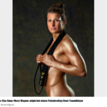 柔道明星远动员安娜拍摄裸照展现她优美的身体