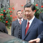 2009年10月13日，习近平总书记参观完歌德故居后离开