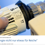 德国电视一台的新闻节目《Tagesschau 今日新闻》报道“能源不能只属于富人”