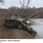 被丢弃的俄军坦克
